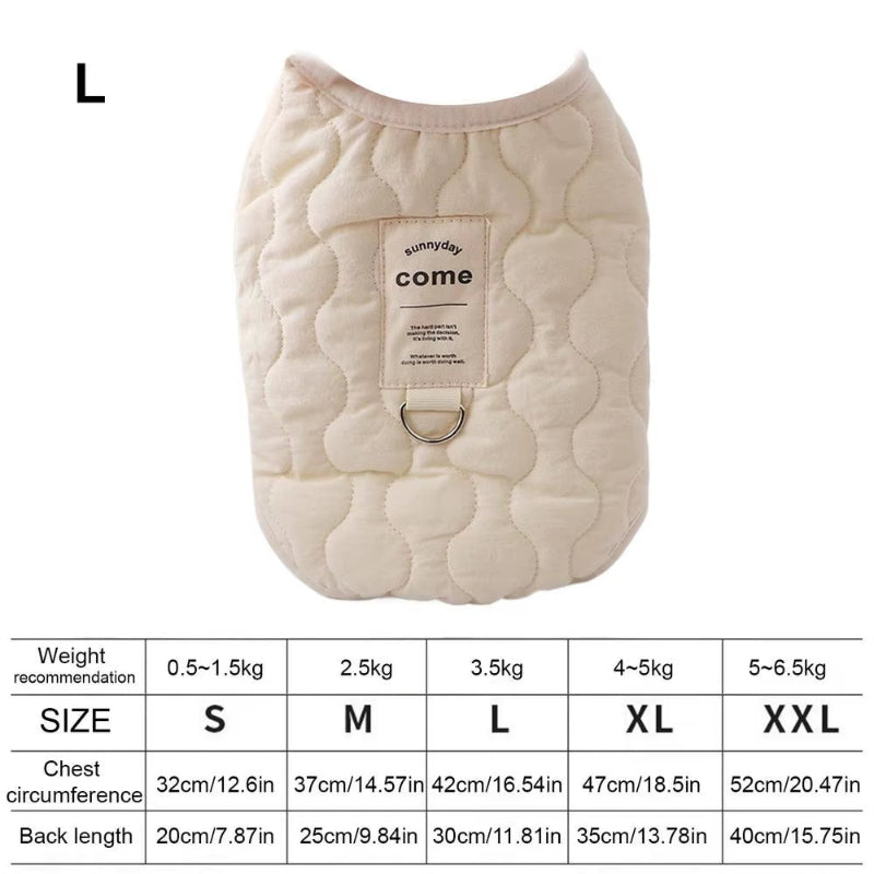 SnuggleShield Winter Coat – Warmth Meets Walk-Ready Convenience for Small Dogs & Cats