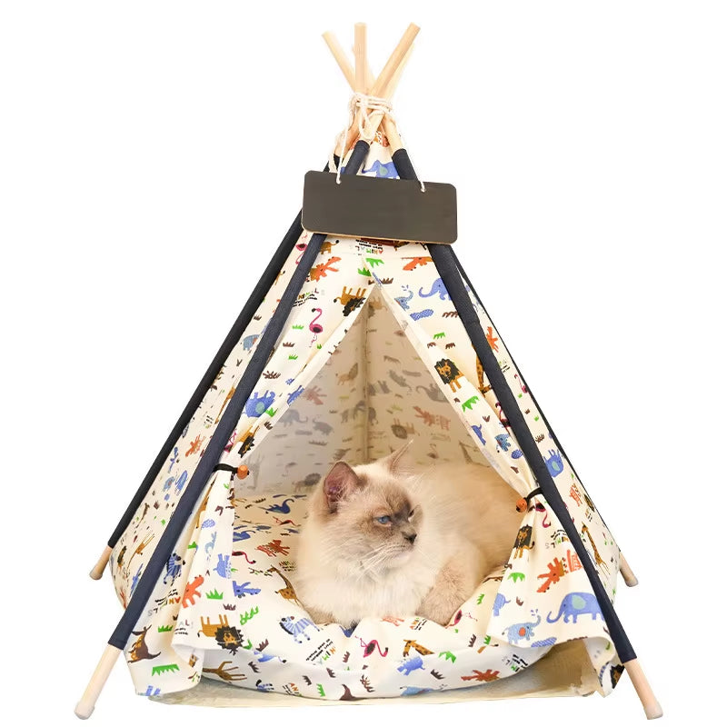 Stylish Tent Hideaway for Cats, Dogs & Adventurous Naps
