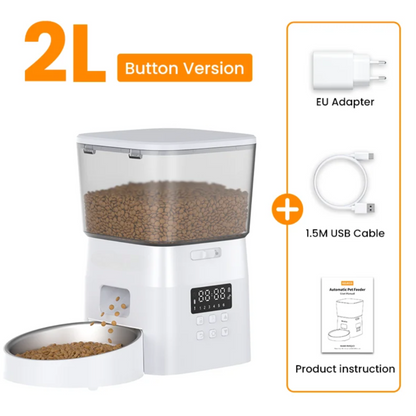 Smart Auto Pet Feeder – Hassle-Free Mealtime, Perfect Portions Every Time